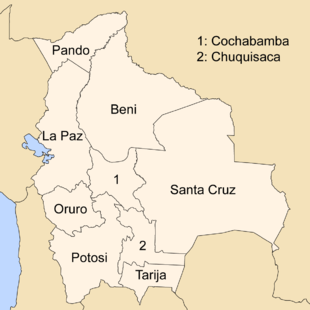 Departamentos de Bolivia